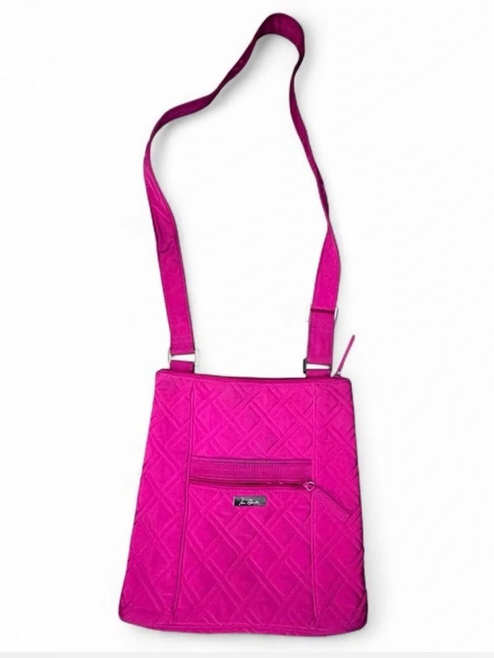 Vera Bradley Pink Quilted Crossbody Bag Vacation Coquette